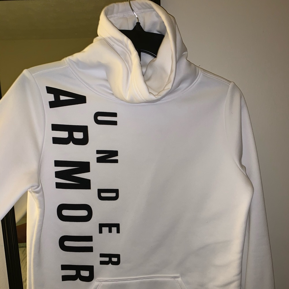 White Under Armour hoodie